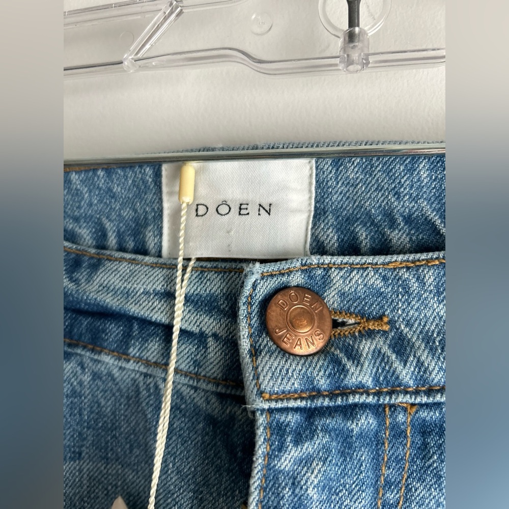 NWT DÔEN Shep Jeans | 90s Straight Leg Organic Cotton Denim Sz 32 - Picture 7 of 10